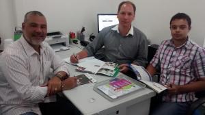 Diretores no dia-a-dia da ACIJA. 