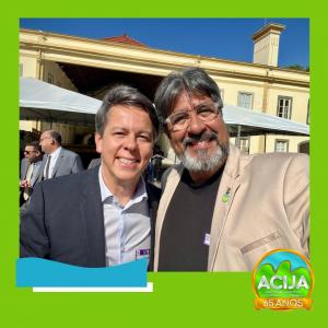 O Diretor de Relações Institucionais da ACIJA, Robert Barboza, participou hoje da reunião da FACERJ 