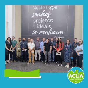 Reunião do PAM/Segurança ACIJA no Shopping Metropolitano 