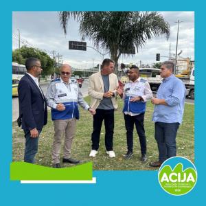 ACIJA acompanha vistoria técnica para instalação do Segurança Presente em Jacarepaguá 