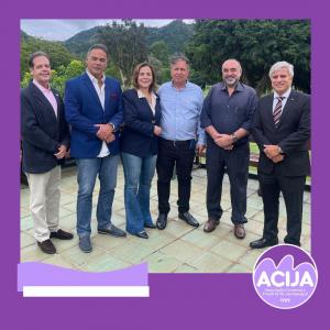 O Diretor da ACIJA, Humberto Neiva, participou do encontro do Pacto Resgate Ambiental. 