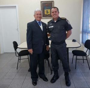 Visita da PresidÃªncia da ACIJA ao 18Âº BPMERJ. 