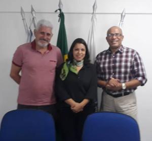 Visita dos representantes da empresa Limppo Multiserviços. 