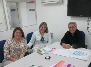 Visita das Representantes da FIRJAN. 