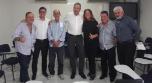 Reunião com os Membros da Diretoria da ACIJA. 