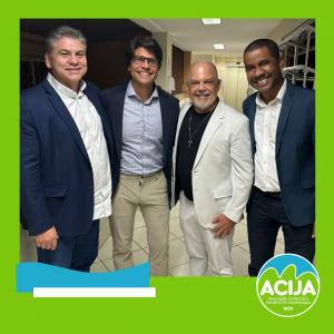 O Presidente da ACIJA Paulo Valente participou da palestra do deputado federal Pedro Paulo no Centro Universitário Signorelli, sobre o tema 