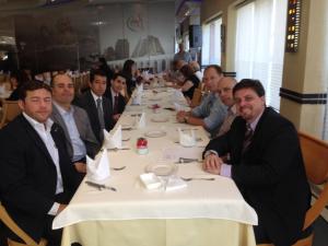Diretoria da ACIJA presente no Almoço Empresarial da ACIBARRA 